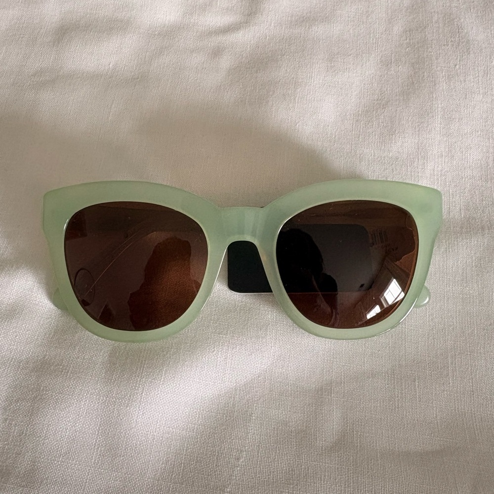 JCrew Mint Green Sunglasses with Case
